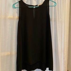 Beautiful Loft black tank/sleeveless blouse